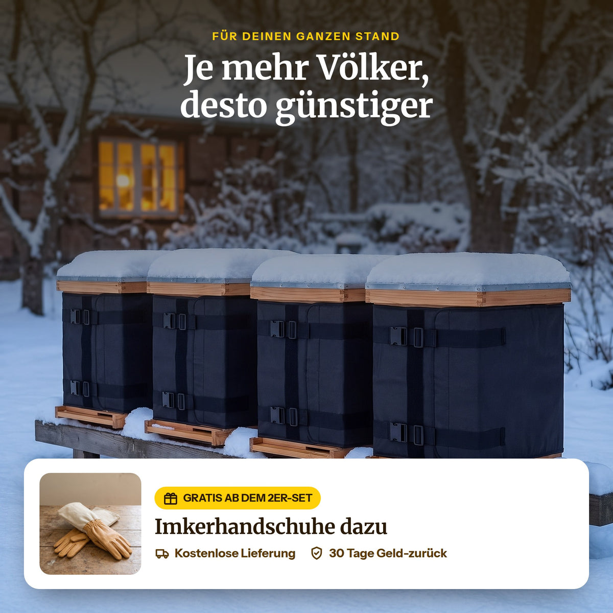 BeeGlu - Idealer Schutz für den Winter