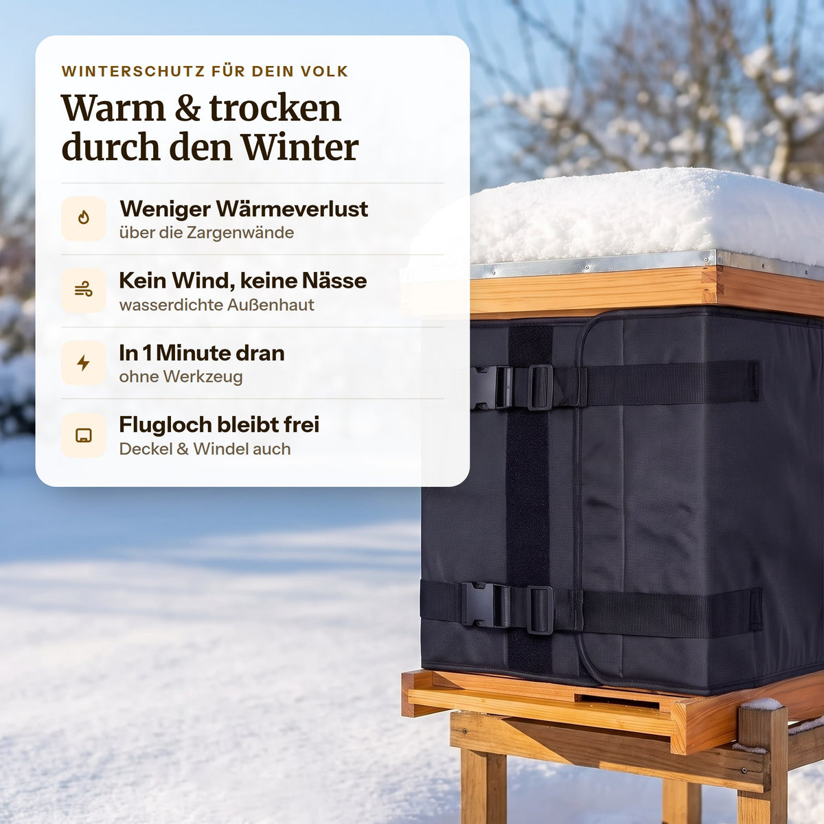BeeGlu - Idealer Schutz für den Winter